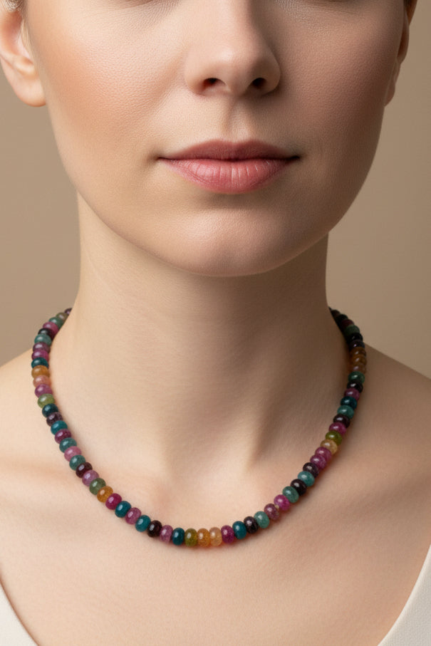 Dark Candy jewel tone Necklace