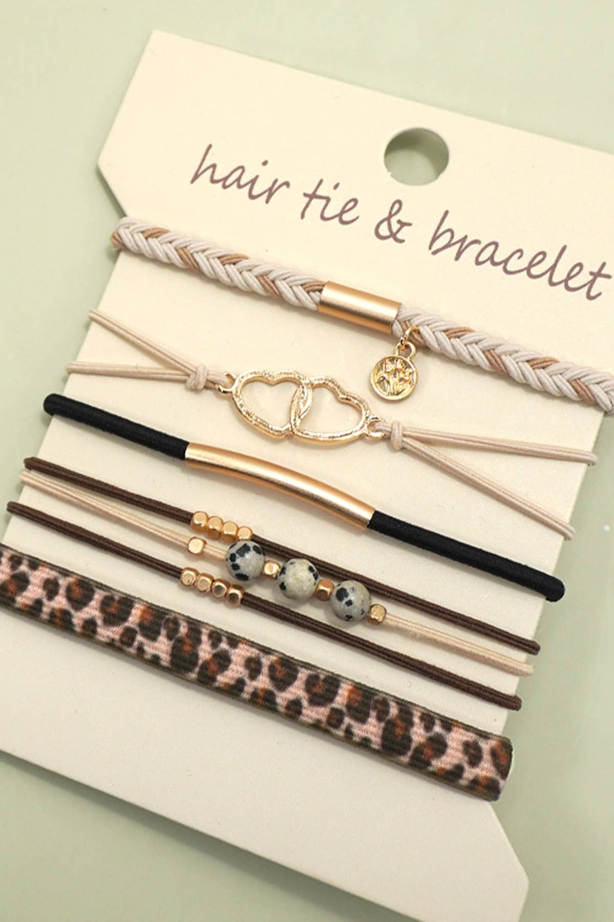 BOHO DUAL FUNCTION KNOT BRACELET HAIR TIES