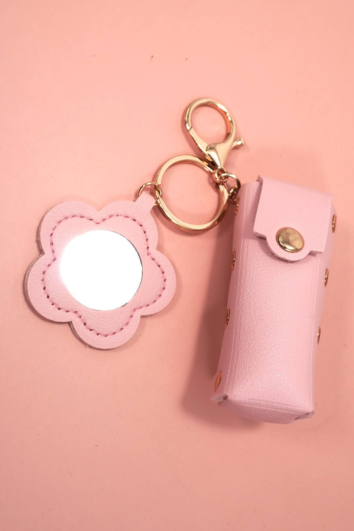 *VEGAN LEATHER LIP BAG CHARM KEYCHAINS