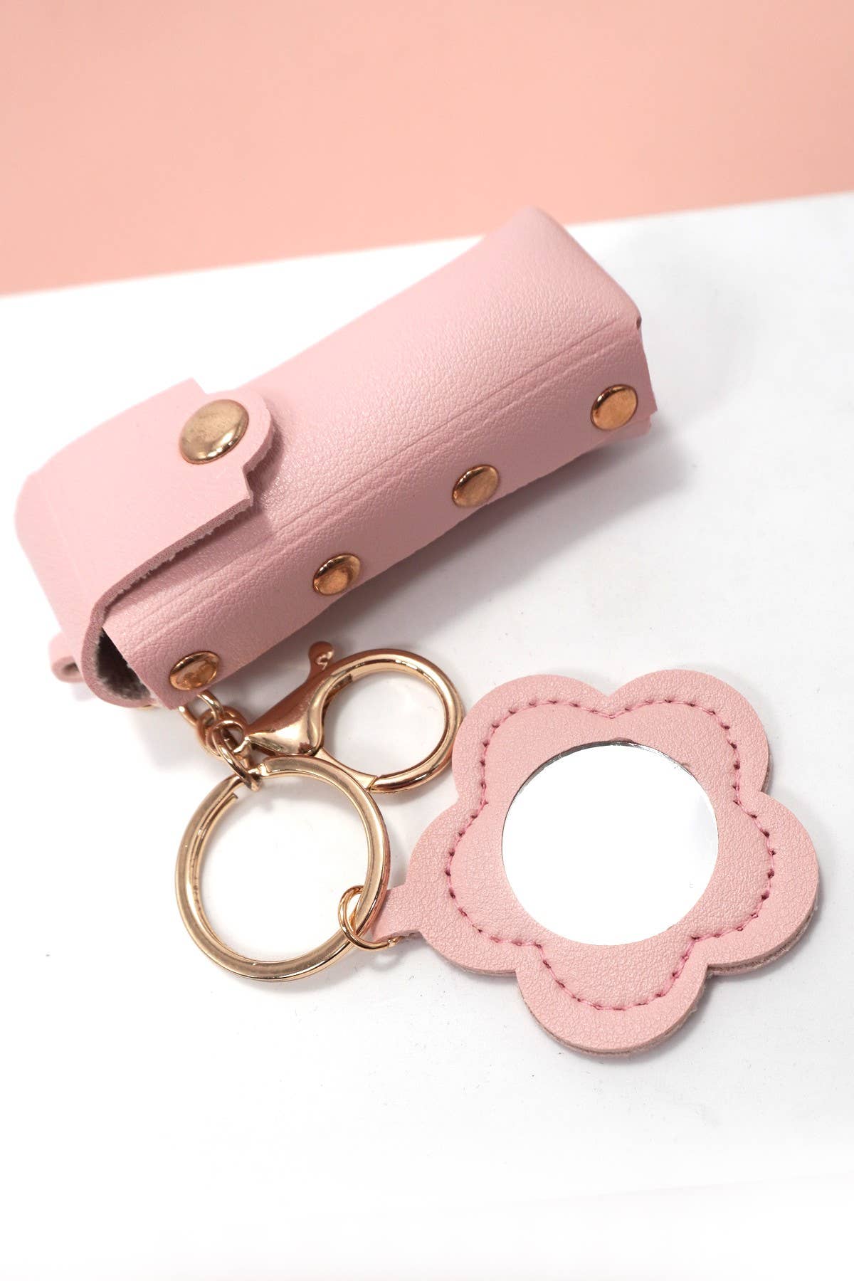 *VEGAN LEATHER LIP BAG CHARM KEYCHAINS