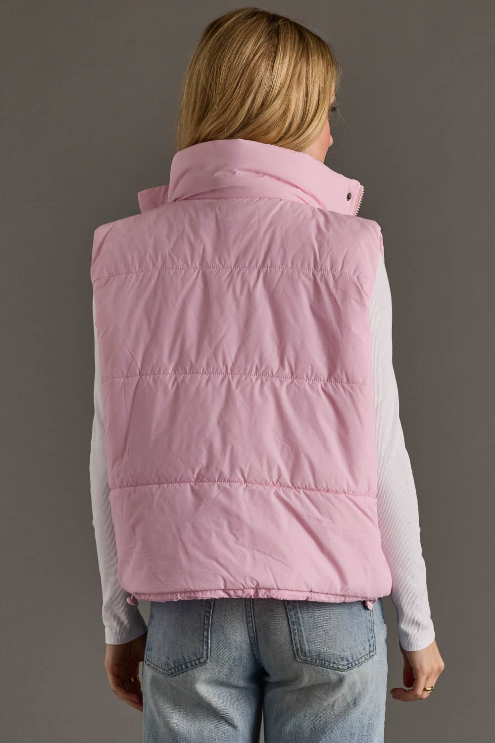 Lt. Pink Puffer Vest