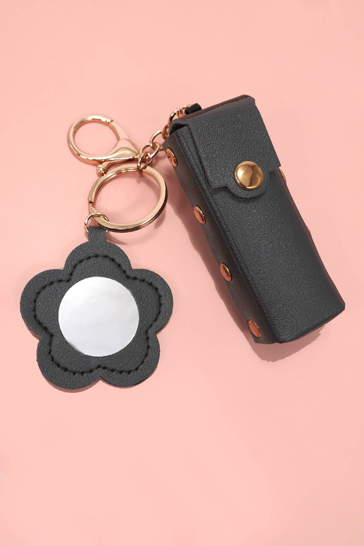*VEGAN LEATHER LIP BAG CHARM KEYCHAINS