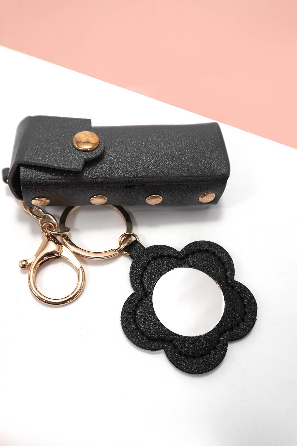*VEGAN LEATHER LIP BAG CHARM KEYCHAINS
