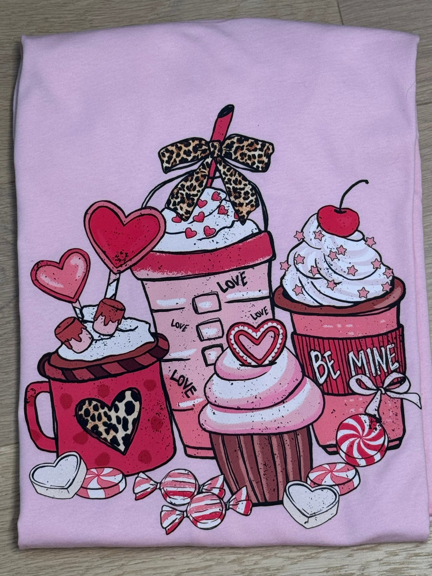 Coffee and Cupcake Valentine T'Shirt