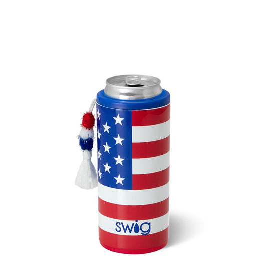 *All American Skinny Can Cooler (12oz)