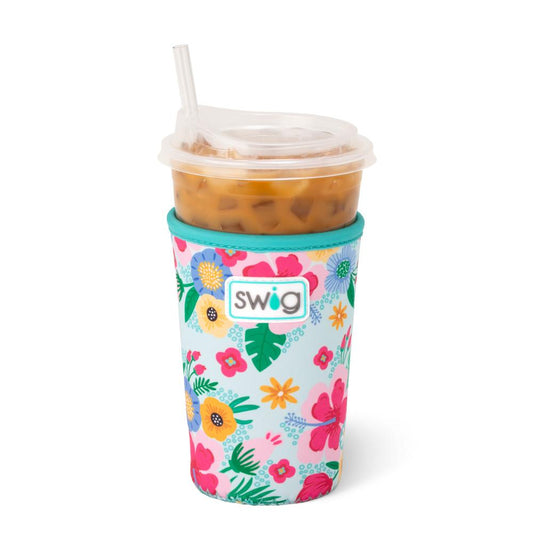 *Island Bloom Iced Cup Coolie (22oz)