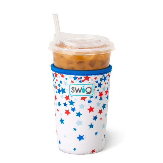 *Star Spangled Iced Cup Coolie (22oz)