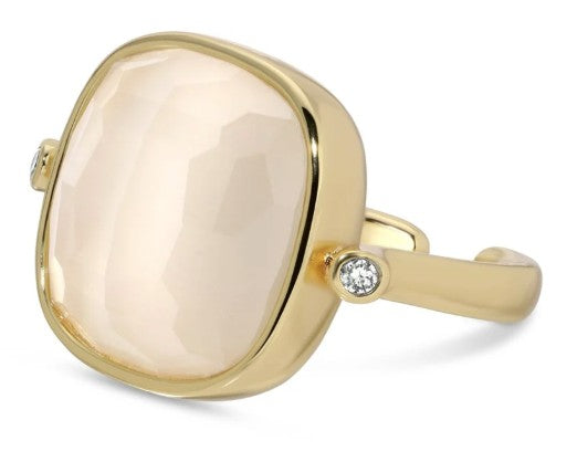 Ms. Reliability Square Stone Ring