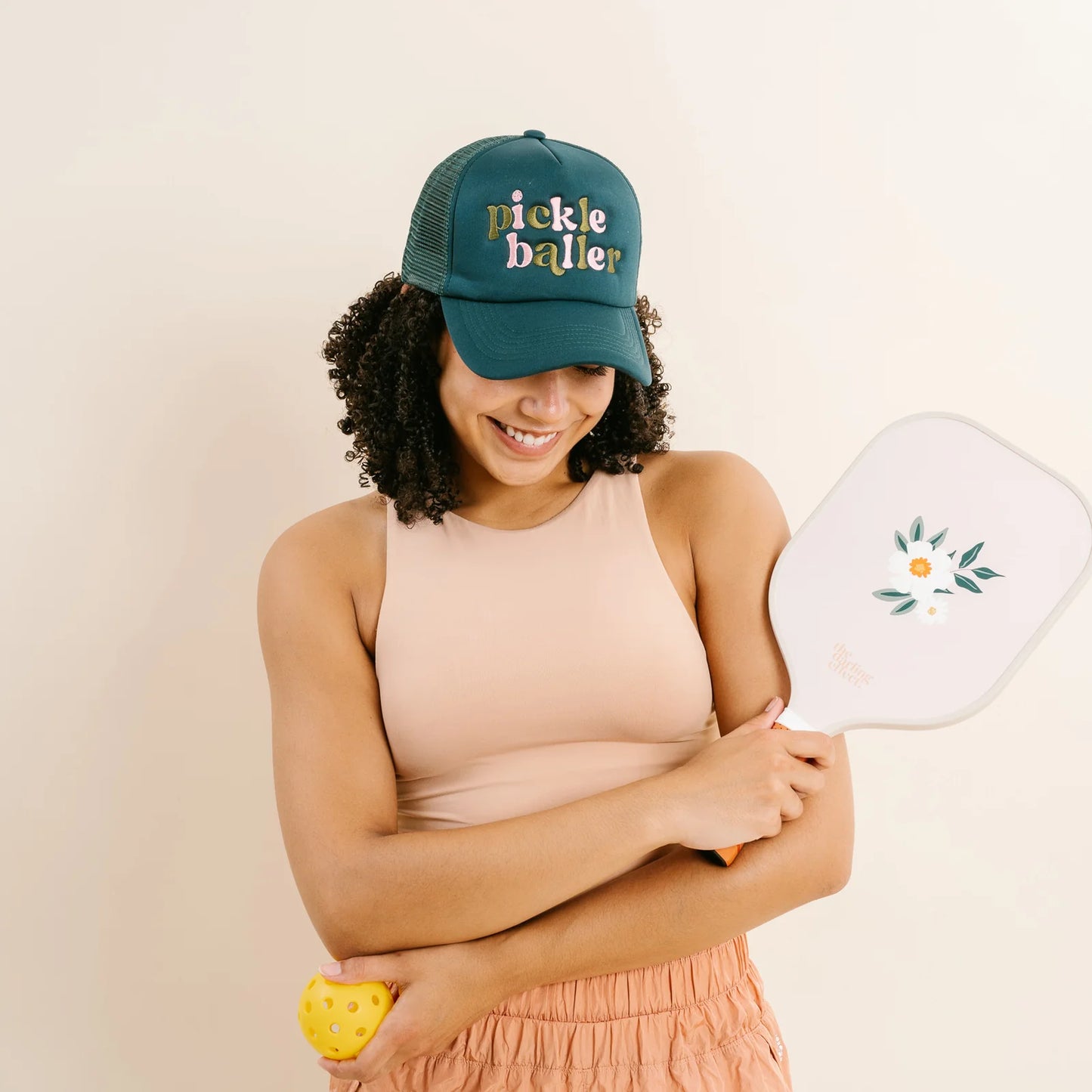 *Embroidered Trucker Hat - Pickleballer