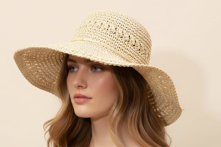 Straw Braided Sun Hat