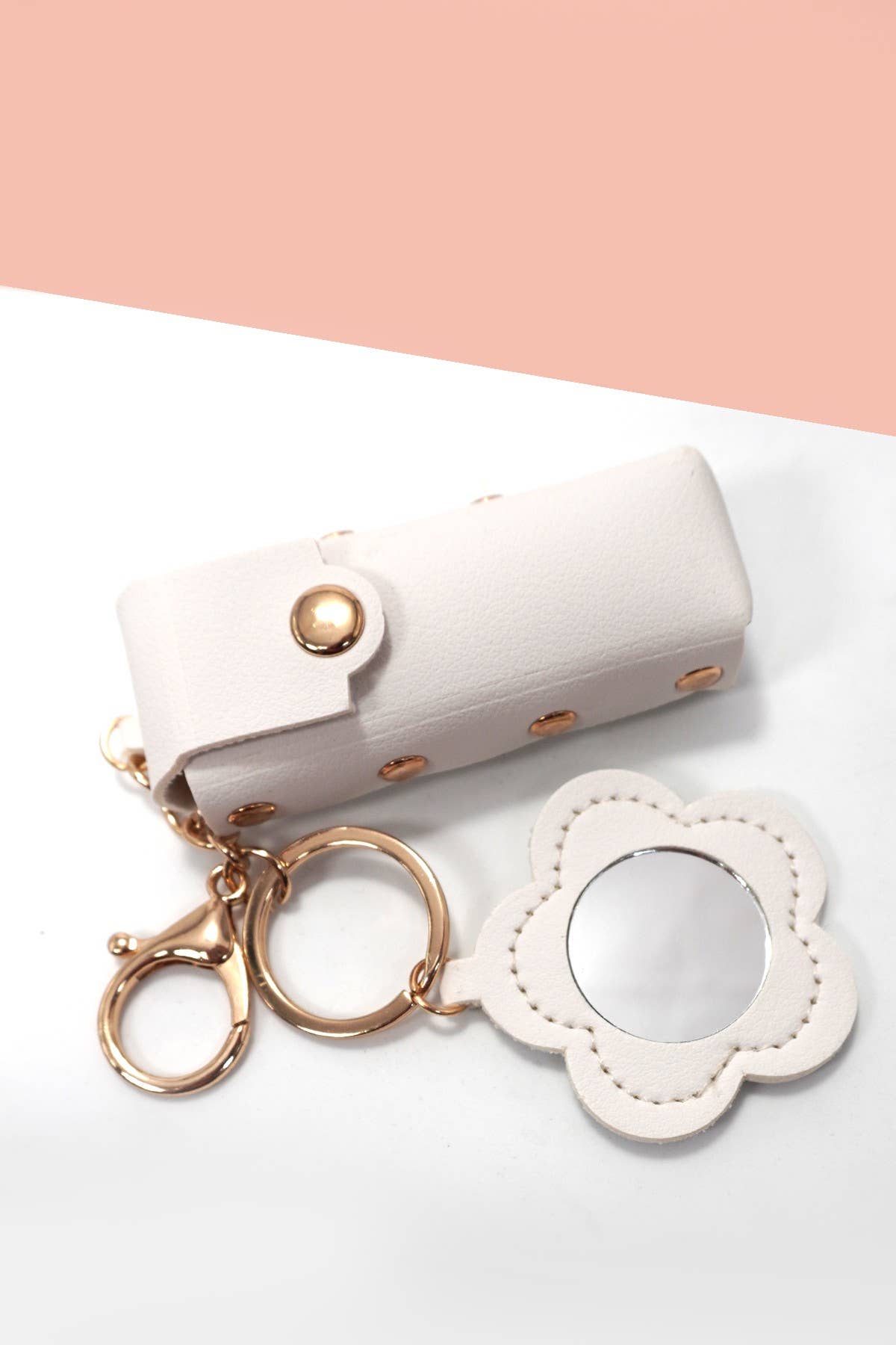 *VEGAN LEATHER LIP BAG CHARM KEYCHAINS