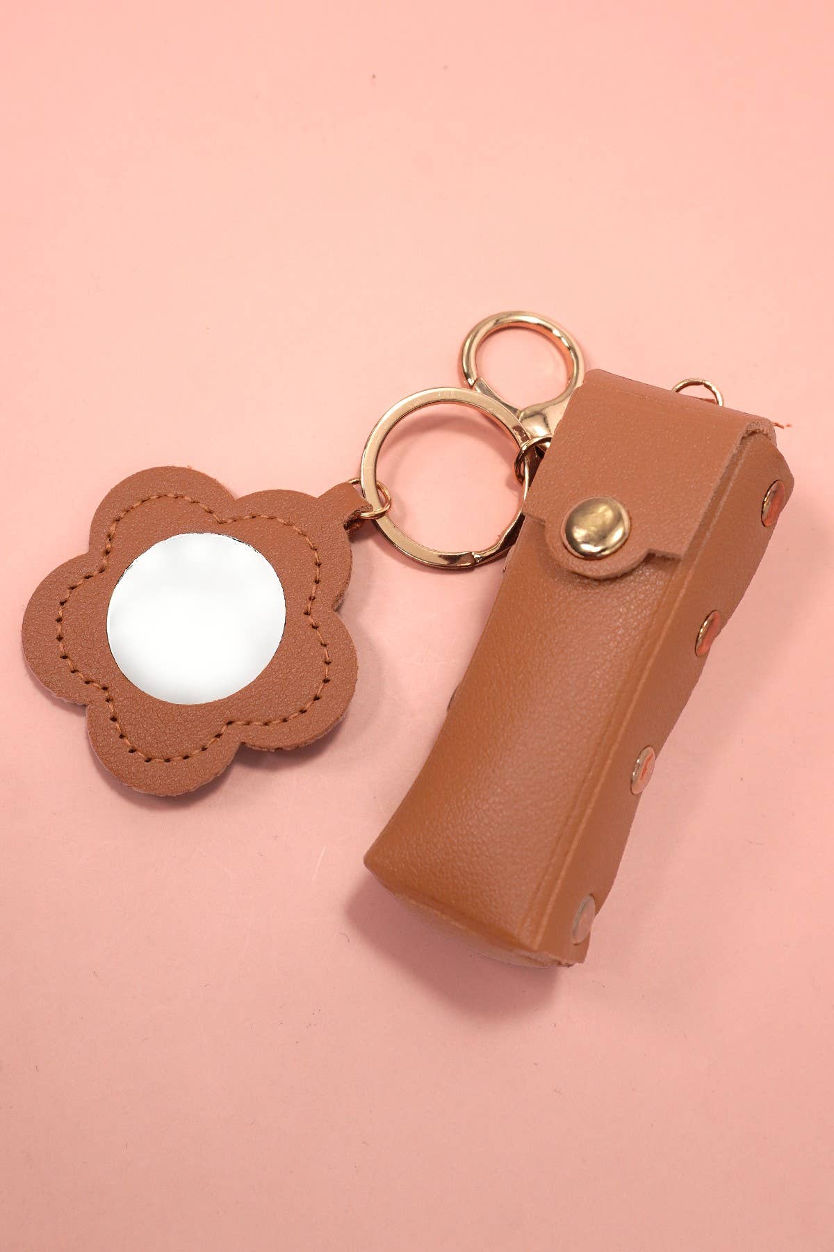 *VEGAN LEATHER LIP BAG CHARM KEYCHAINS
