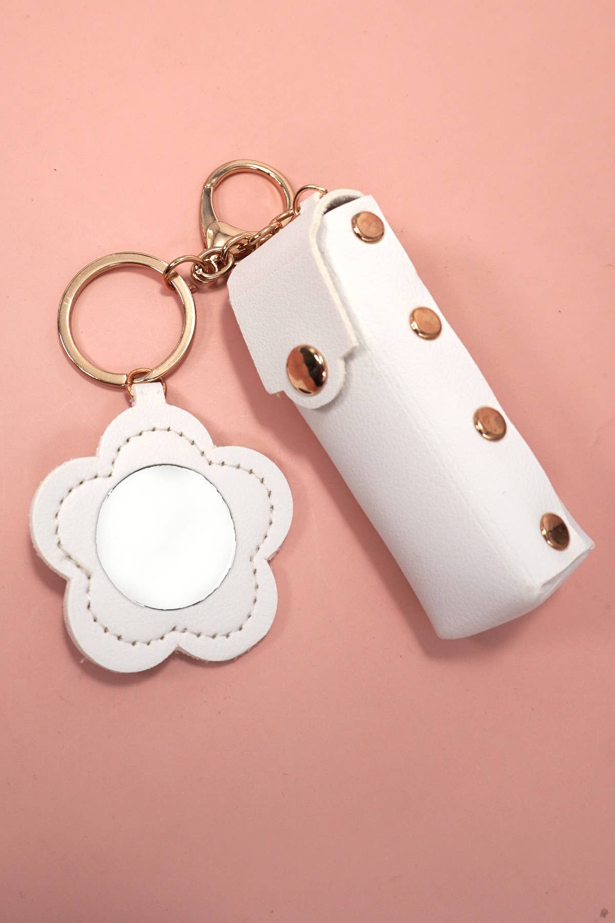 *VEGAN LEATHER LIP BAG CHARM KEYCHAINS