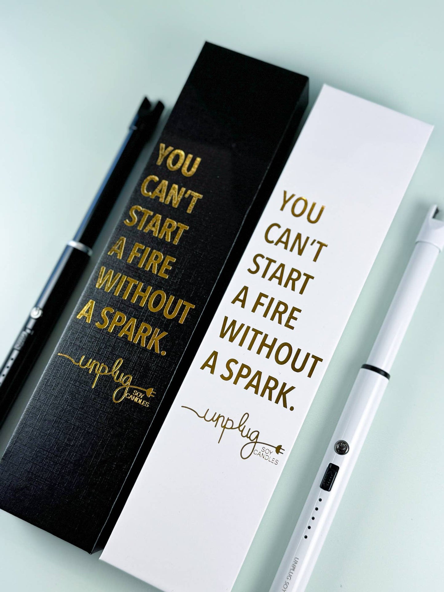 *USB Lighter- Rechargeable Candle Lighter - White