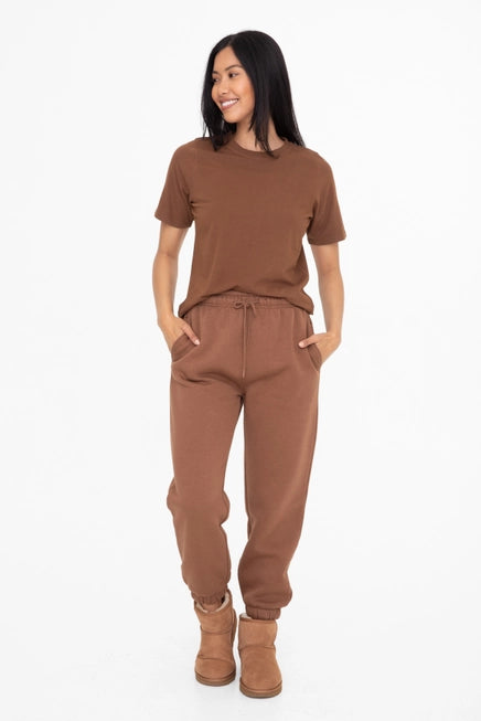 *CLASSIC BOXY FIT TEE - COCOA DUST