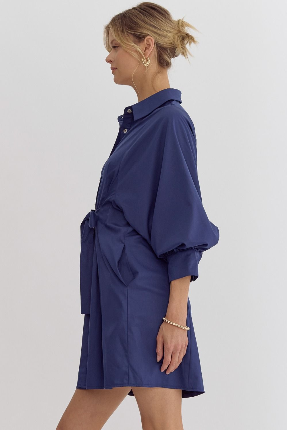 *Wrap It Up! Dark Royal Dress