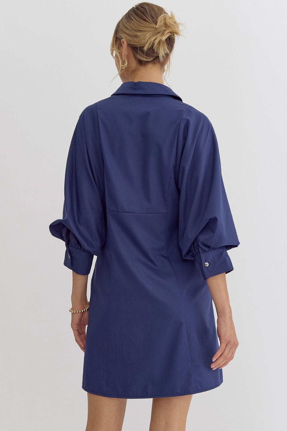 *Wrap It Up! Dark Royal Dress