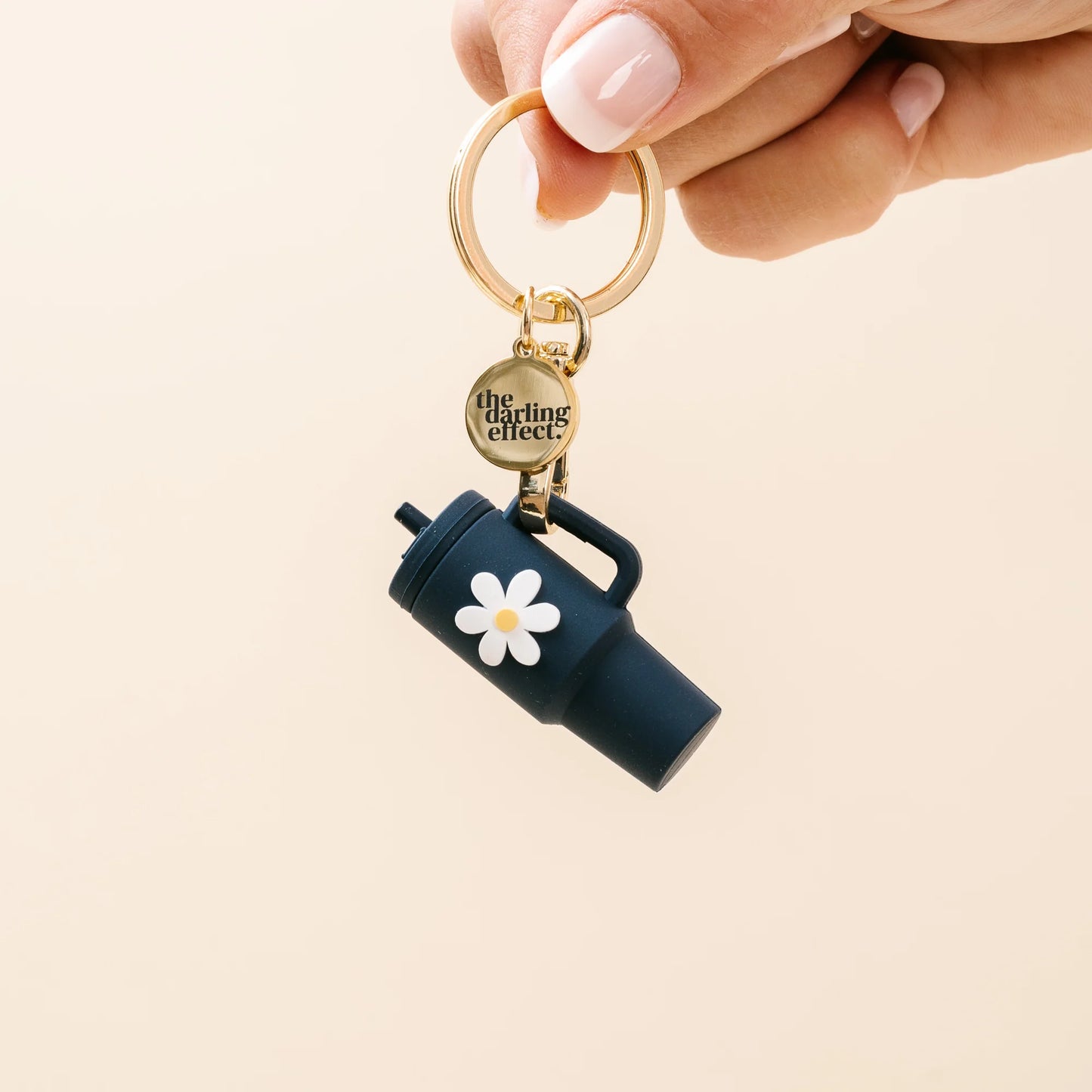 *Tiny Tumbler Keychain - Navy