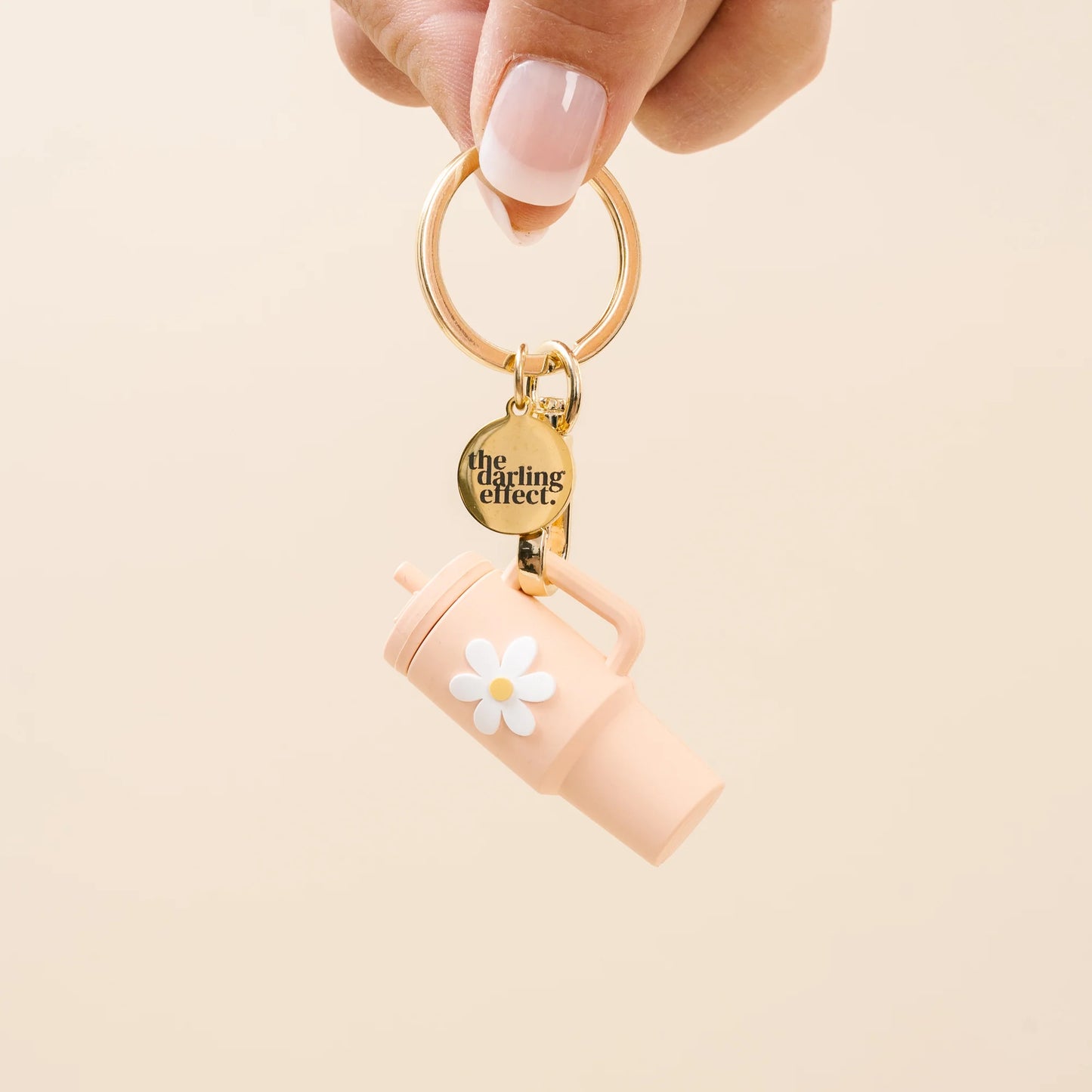 *Tiny Tumbler Keychain - Pink