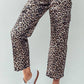 Savanna Leopard Cropped Cargo Pants