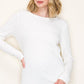 HEAVY HACCI RIBBED TOP