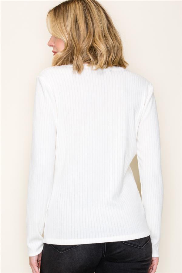 HEAVY HACCI RIBBED TOP