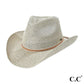 C.C Brand Sequin detailing Cowboy hat with suede trim