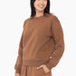 Classic Fit Fleece Sweatshirt - Cocoa Dust