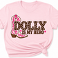 Dolly is my Hero Cowboy Boot - T'Shirt