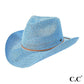 C.C Brand Sequin detailing Cowboy hat with suede trim