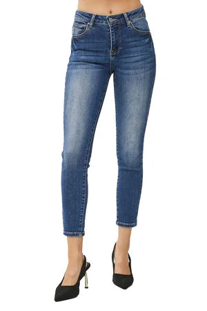 Risen Jeans - High Rise Basic Ankle Skinny Jeans