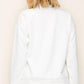 HALF ZIP PULLOVER - IVORY