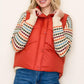 Rust Puffer Vest