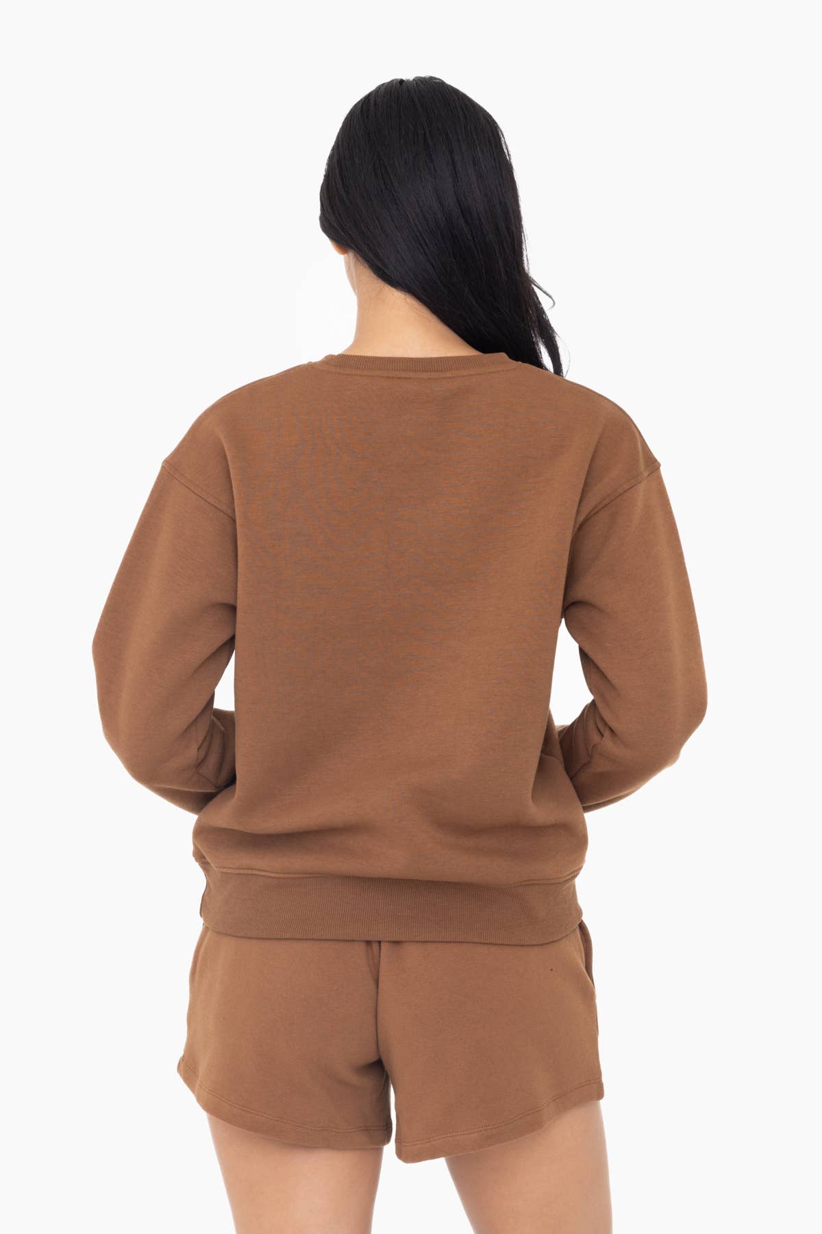 Classic Fit Fleece Sweatshirt - Cocoa Dust