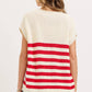 STAR AND STRIPE AMERICAN FLAG KNIT TOP