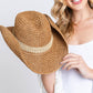 Two Way Shaped Straw Braided Hat