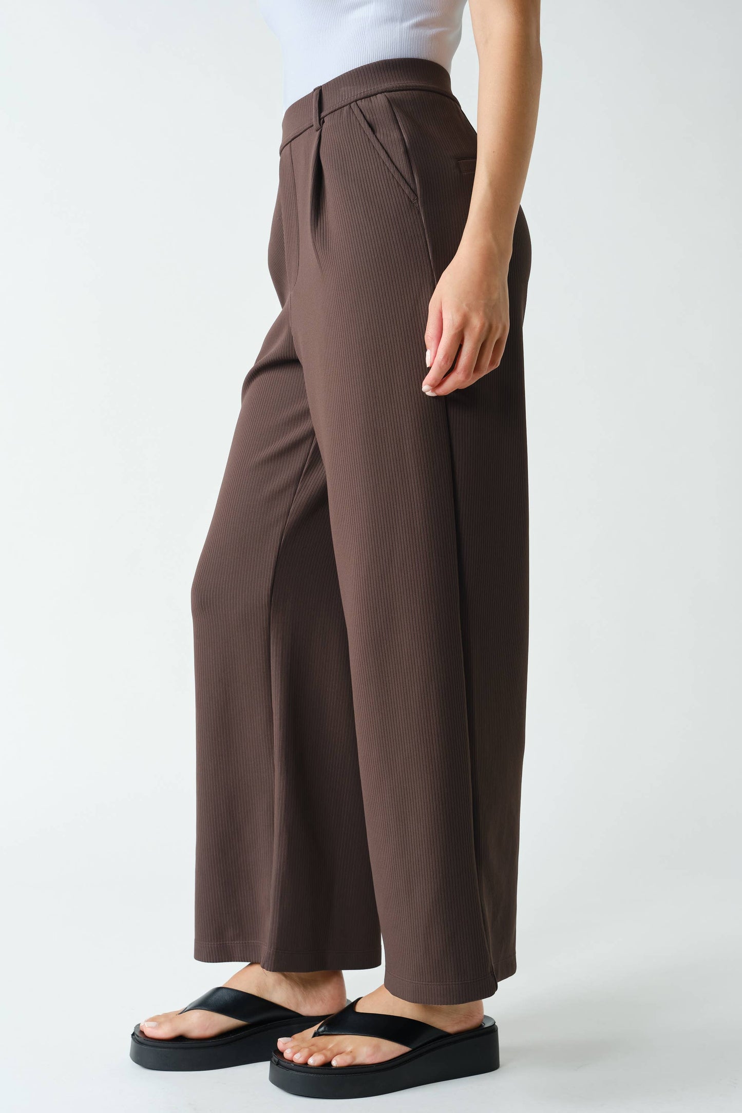 Jacquard Ribbed District Tailored Trousers