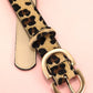 DOUBLE D BUCKLE FAUX LEATHER BELT - LEOPARD