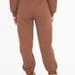 FLEECE BILLOW PANTS - COCOA DUST