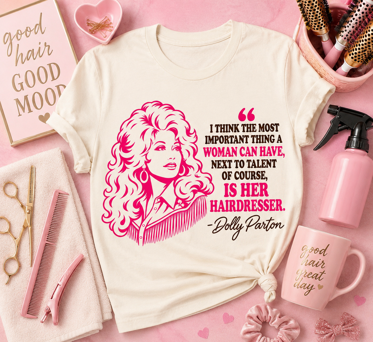 Dolly Hairdresser - T'Shirt