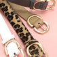 DOUBLE D BUCKLE FAUX LEATHER BELT - LEOPARD