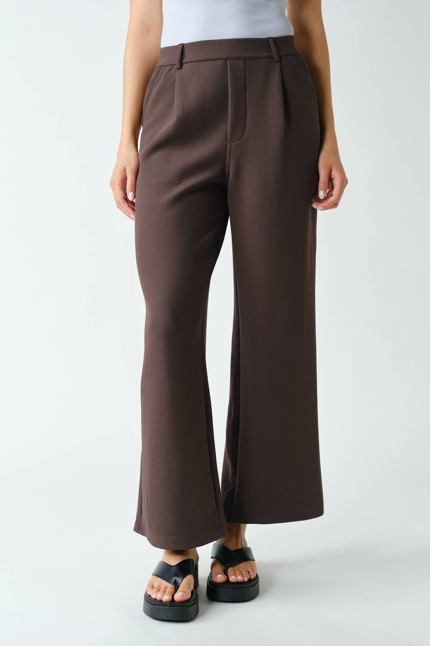 Jacquard Ribbed District Tailored Trousers
