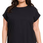 PS Cotton Folded Sleeve T Shirt