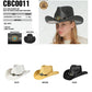 C.C Mixed Ethnic Bead Trim Band Cowboy Hat