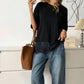 Kansas City Lace Trim T'Shirt - Black