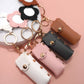 *VEGAN LEATHER LIP BAG CHARM KEYCHAINS