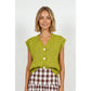 V-Neck Button Up Sweater Vest