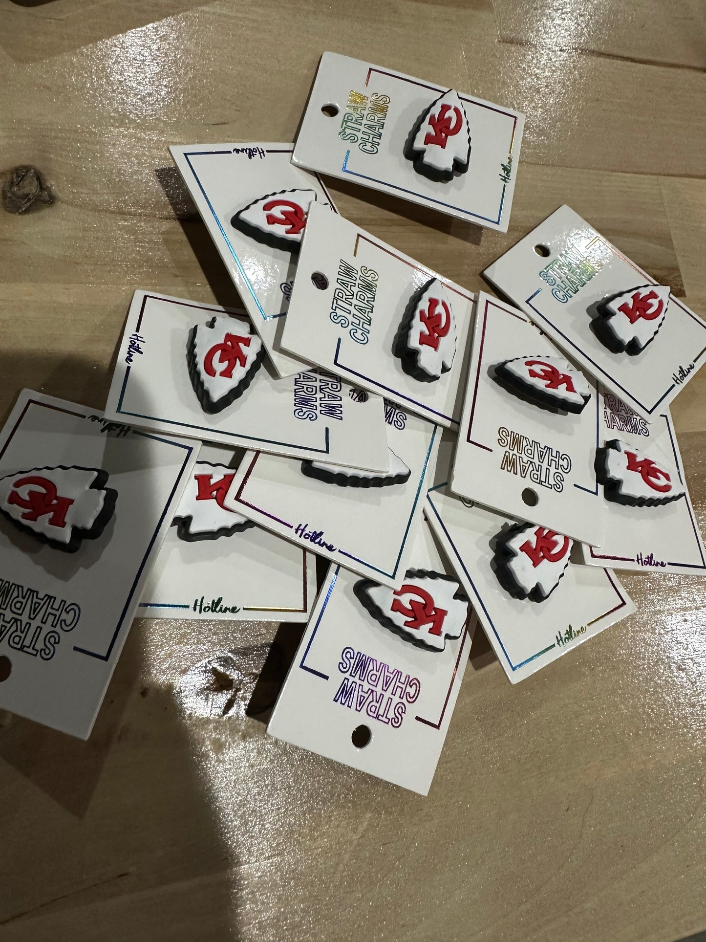 *Straw Charms - Chiefs