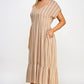 Plus Size Boho Maxi Dress With Slip