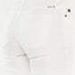 KANCAN MID RISE SHORTS - WHITE